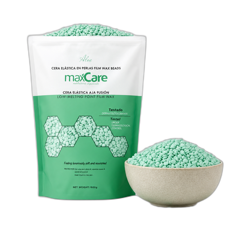 Cera Elástica En Perlas Maxcare (Aloe Vera)