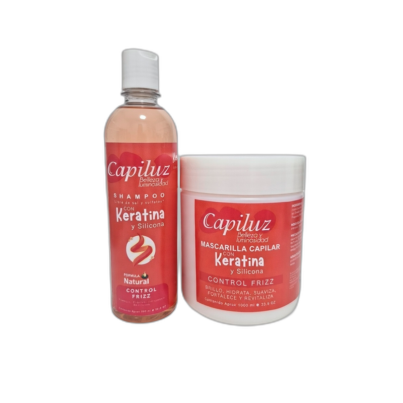 Kit Capiluz Con Keratina Y Silicona