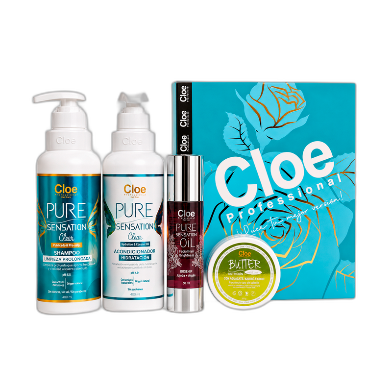 Kit De Cuidado Capilar Pure Sensation De Cloe Professional 2