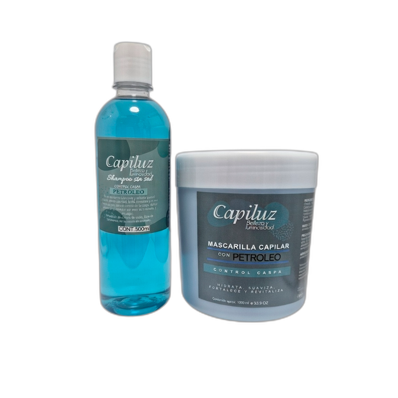 Kit De Petróleo Control Caspa De Capiluz