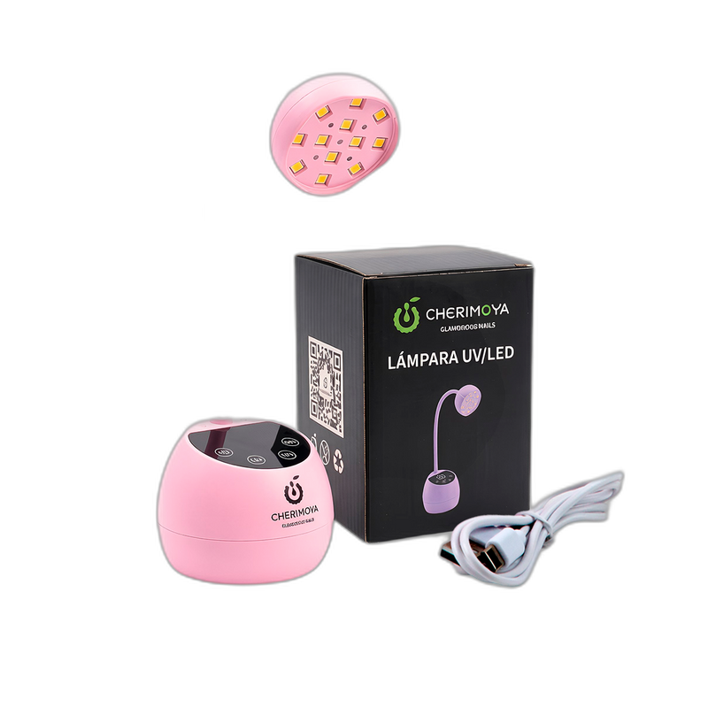 Lámpara Uv Led Flor De Loto De Cherimoya