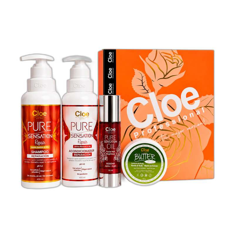 Pack De Kit De Cuidado Capilar Y Corporal Pure Sensation De Cloe 3
