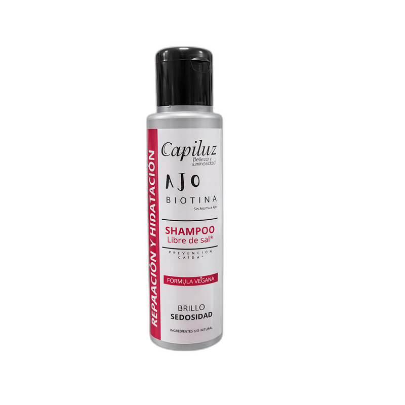 Shampoo Capiluz De Ajo Y Biotina
