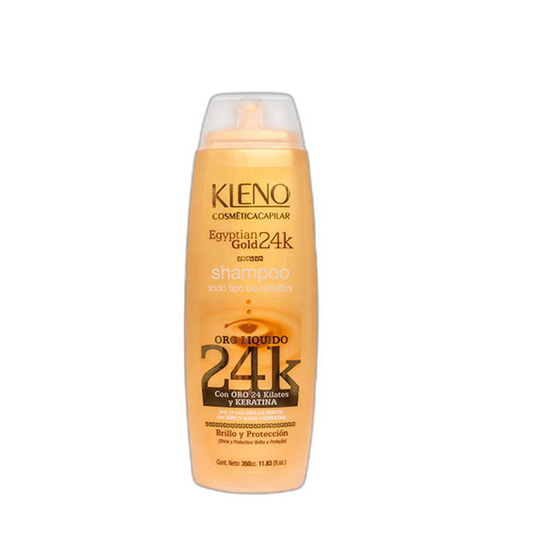 Shampoo Egyptian Gold 24K De La Marca Kleno
